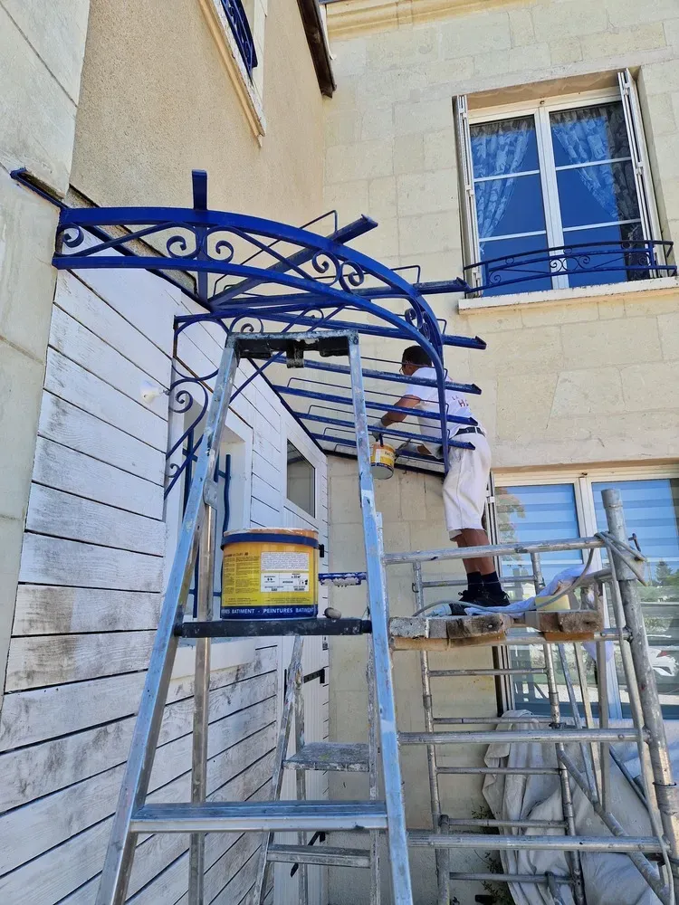  Chantier marquise à Saumur (1)