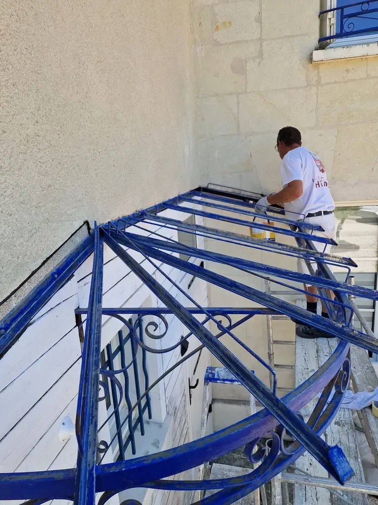  Chantier marquise à Saumur (3)